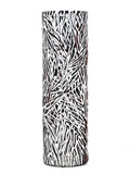 Brown branches decorated vase | Glass vase for flowers | Cylinder Vase | Interior Design | Home Decor | Large Floor Vase 16 inch | 7017/400/sh144