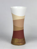 table brown art decorative glass vase