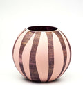 Handpainted Glass Vase for Flowers | Painted Glass Round Bubble Vase | Interior Design Home Room Decor | Table vase 6 inch | 5578/180/sh103.5