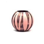 Handpainted Glass Vase for Flowers | Painted Glass Round Bubble Vase | Interior Design Home Room Decor | Table vase 6 inch | 5578/180/sh103.5