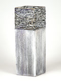 Stone Imitation Glass Vase | 12 inch | Handpainted Vase for Flowers | Art Interior Design | Home Decor | 6360/300/sh228