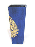 table dark blue art decorative glass vase 7011/250/sh161.1