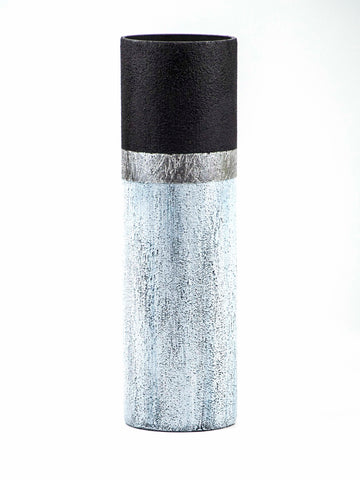 Blue stone imitation vase | Glass vase for flowers | Cylinder Vase | Interior Design | Home Decor | Large Floor Vase 16 inch | 7017/400/sh139.2