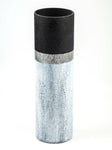 Blue stone imitation vase | Glass vase for flowers | Cylinder Vase | Interior Design | Home Decor | Large Floor Vase 16 inch | 7017/400/sh139.2