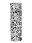 Brown branches decorated vase | Glass vase for flowers | Cylinder Vase | Interior Design | Home Decor | Large Floor Vase 16 inch | 7017/400/sh144