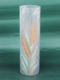 floor light green art decorative glass vase 7017/400/sh332
