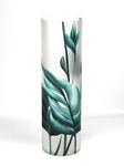 floor green art decorative glass vase