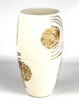 table ivory art decorative glass vase 7518/300/sh339.1