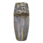 Handpainted Glass Vase for Flowers | Art Glass Vase | Interior Design Home Decor | Table vase 10 in | 7736/250/sh228
