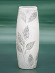 table white art decorative glass vase 7736/300/sh288