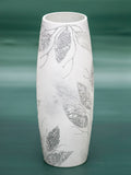 table white art decorative glass vase 7736/300/sh288