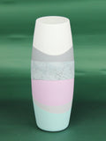 table gray art decorative glass vase 7736/300/sh345