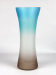 floor blue art decorative glass vase 7756/360/sh317