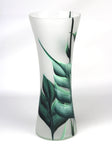 floor green art decorative glass vase 7756/360/sh338