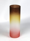table brown art decorative glass vase 7856/300/sh317.1