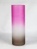 table pink art decorative glass vase