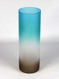 table blue art decorative glass vase 7856/300/sh317